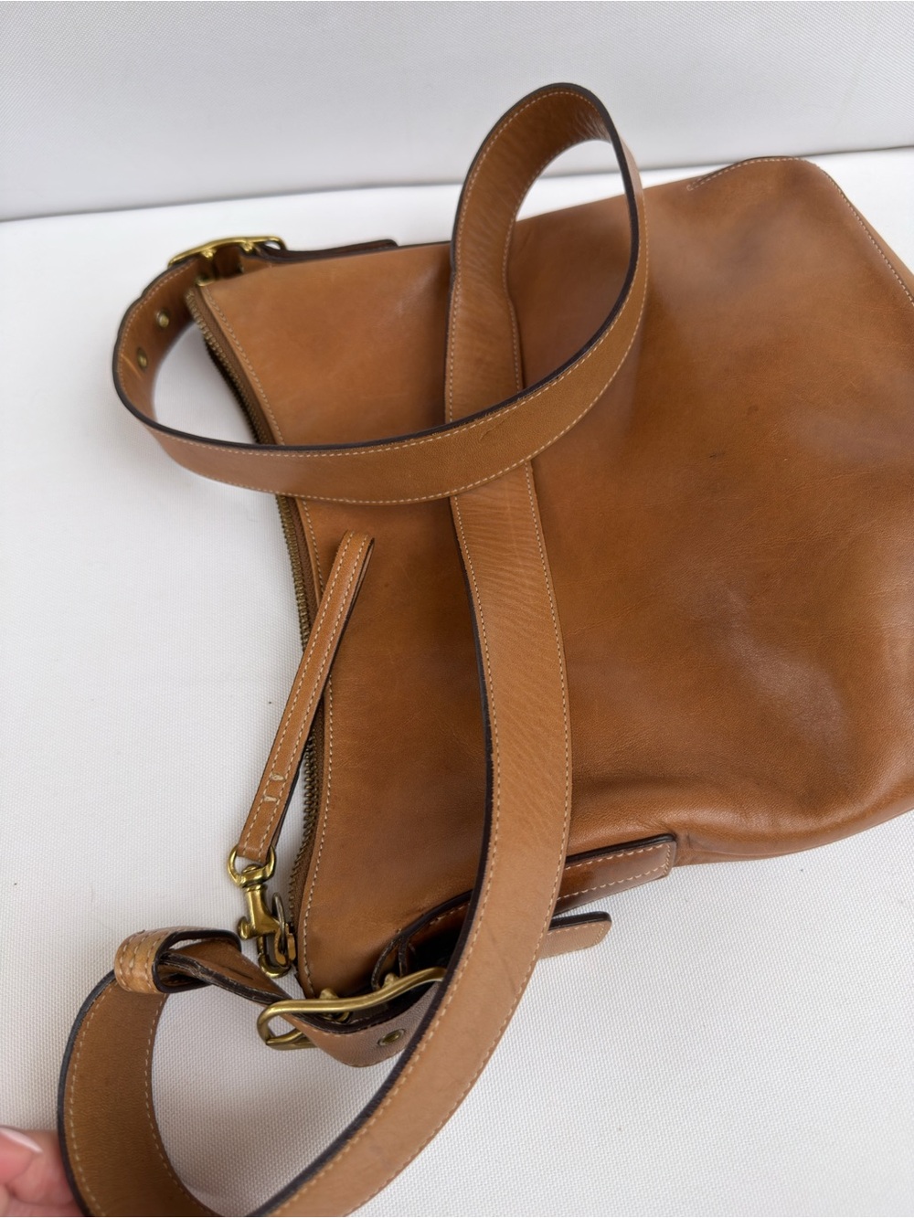 Coach Y2K Legacy Leather Shoulder Bag Tan Brown Bucket Crossbody Vintage 9328 - Picture 14 of 14